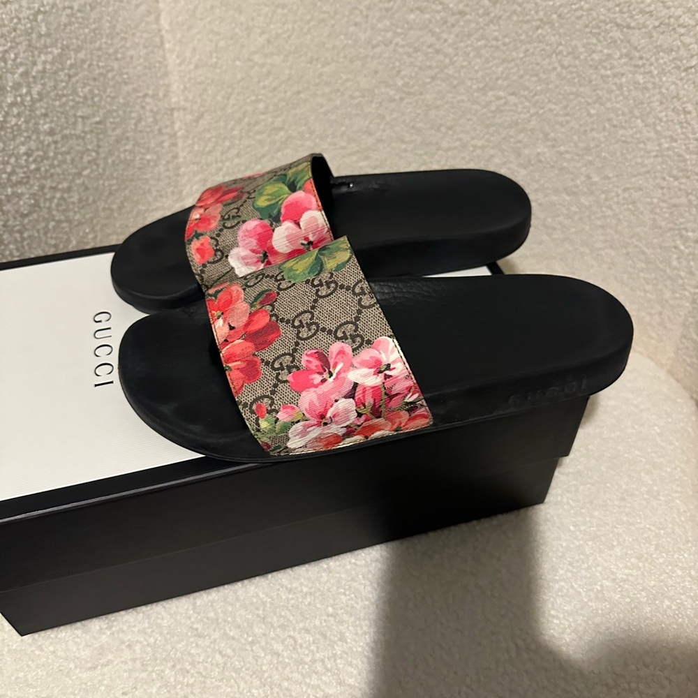 Gucci Blooms Floral Slide